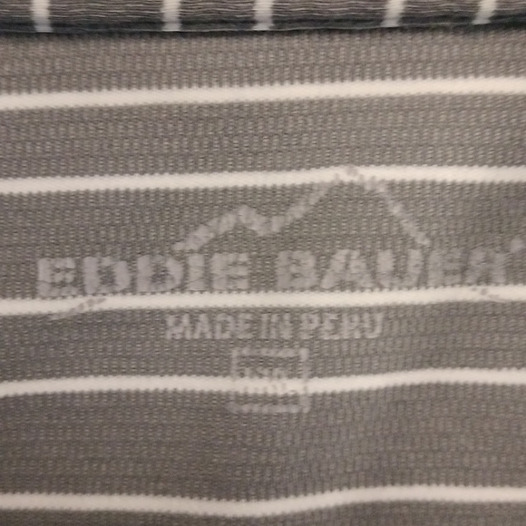 Eddie Bauer Striped Polo - Med - Picture 2 of 3